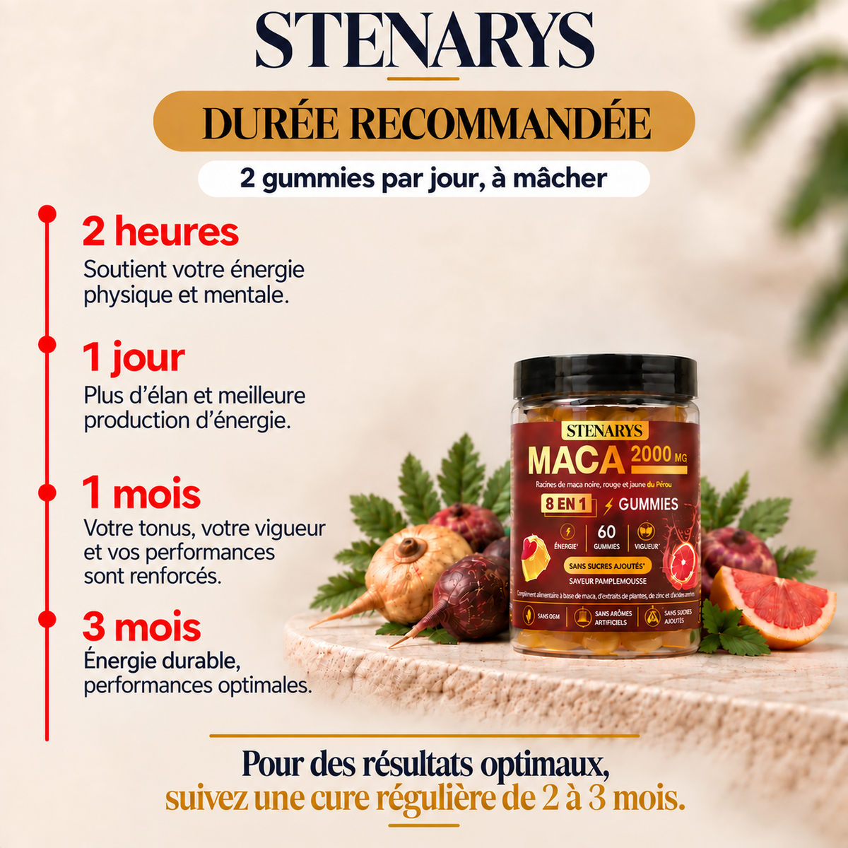 Compléments alimentaires pour la vigueur masculine