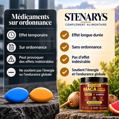 Compléments alimentaires pour la vigueur masculine